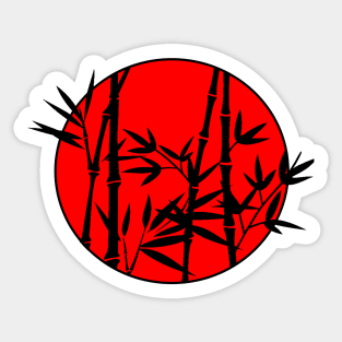 Bamboo japan Sticker